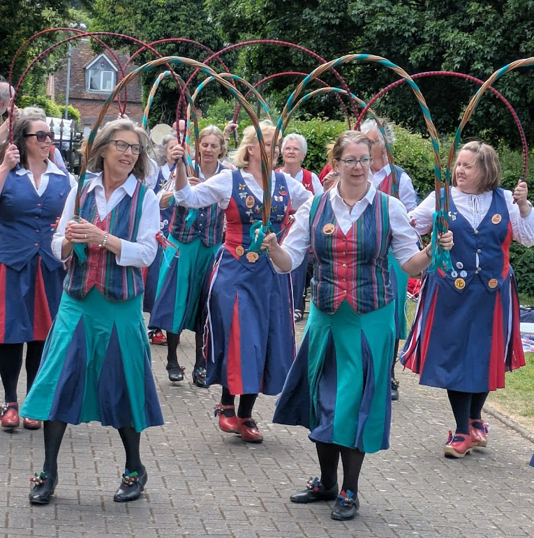 Nancy Butterfly and Appleyard dancers dancing Grenoside together