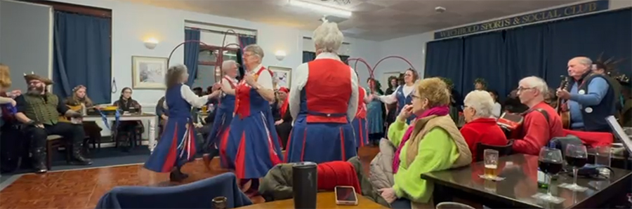 dancing Grenoside in the warmth and light of the club